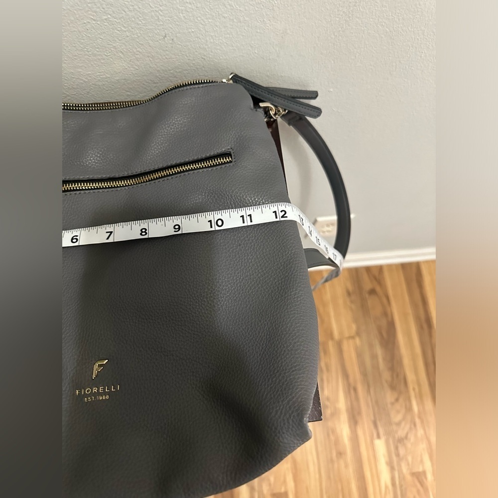 FIORELLI EST.1988 GRAY Pebbled BAG - Crossbody & Shoulder Straps Purse - Picture 10 of 12
